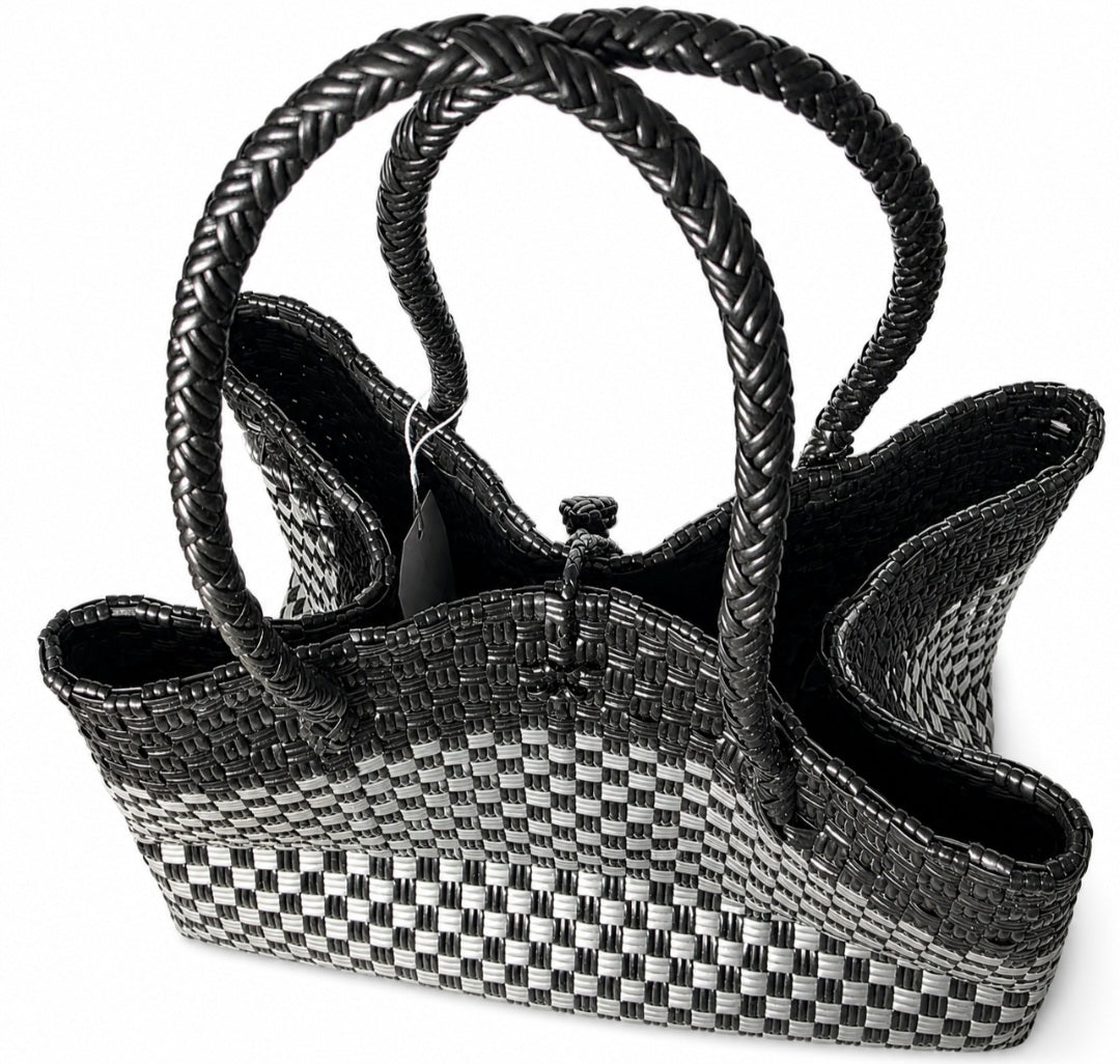 Francesca woven tote