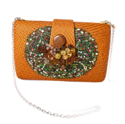 Amber Bloom clutch