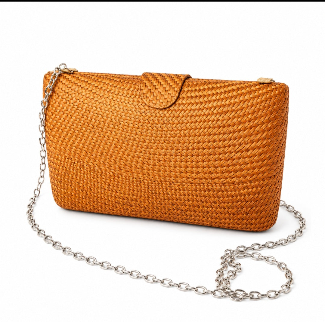 Amber Bloom clutch