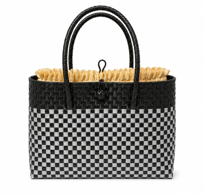 Francesca woven tote